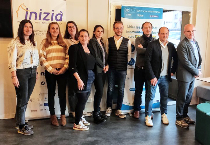 une partie de l'equipe EEN France Mediterranée