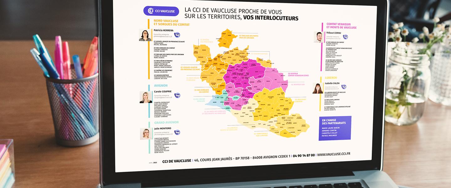 Des conseillers CCI en lien avec les EPCI dans le Vaucluse