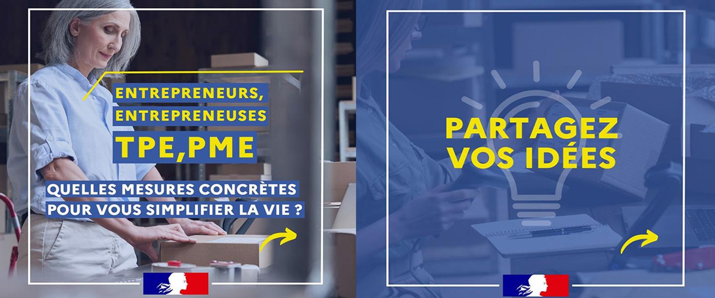 Entrepreneurs, partagez vos idées pour simplifier votre vie administrative