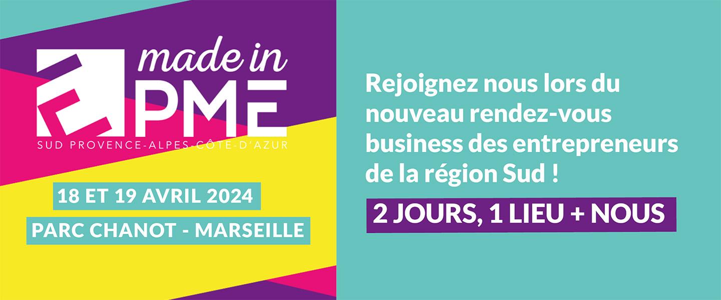 RDV sur le salon Made in PME Sud avec le réseau CCI
